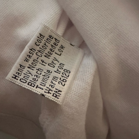 NWT Talbots white cowl neck casual waist drawstring pocket dress cover up S - Picture 9 of 9